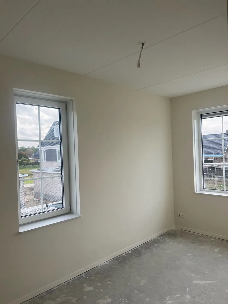 Gestuukte wanden in een slaapkamer